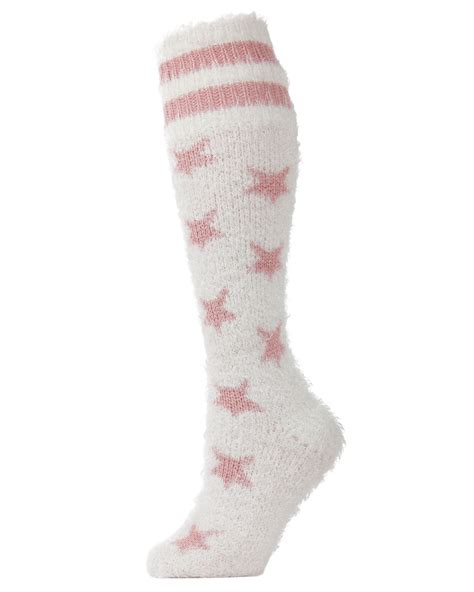 star fuzzy socks